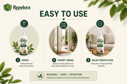 Repelora Lizard Repellent Spray – Pack of 3