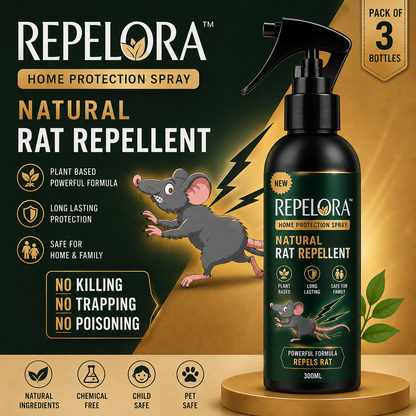 Repelora™ Home Protection Spray – Pack of 3 | Natural Rat Repellent