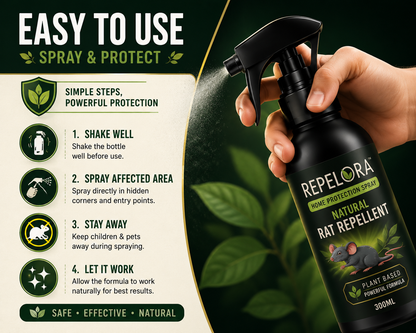 Repelora™ Home Protection Spray – Pack of 2 | Natural Rat Repellent