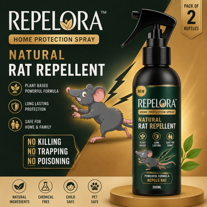 Repelora™ Home Protection Spray – Pack of 2 | Natural Rat Repellent